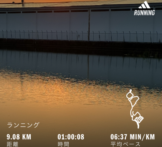 8月14日(金)～8月15日(土)／復帰ラン、順調に走ることができました。